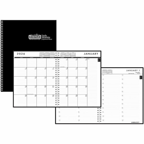 House Of Doolittle Daily/Monthly 24/7 Appointment Planner, 7'' x 10'', 2025 289632 - main