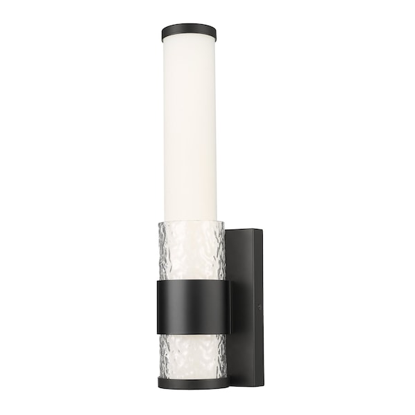 Z-Lite Egon 1-Light Wall Sconce, 4.75 in W, Matte Black 1015-1S-MB-LED - main