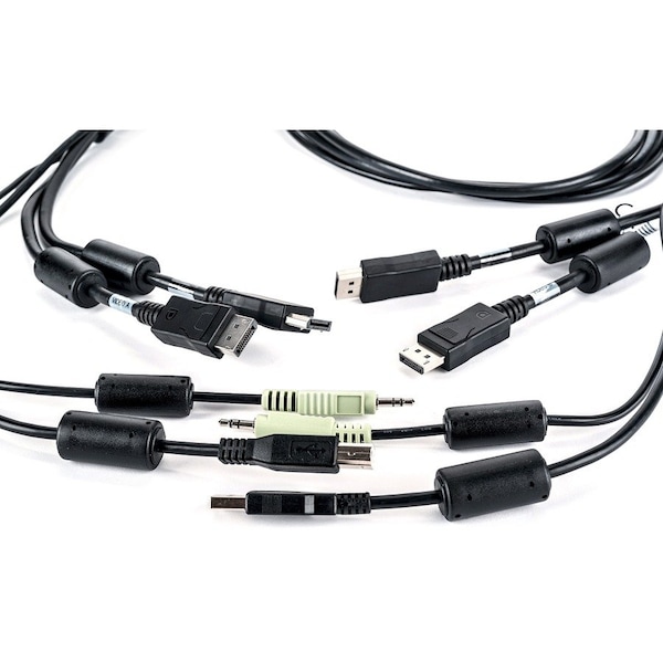 Vertiv Cable, 2-Displayport/1-Usb/1-Audio, 6Ft CBL0106 - main