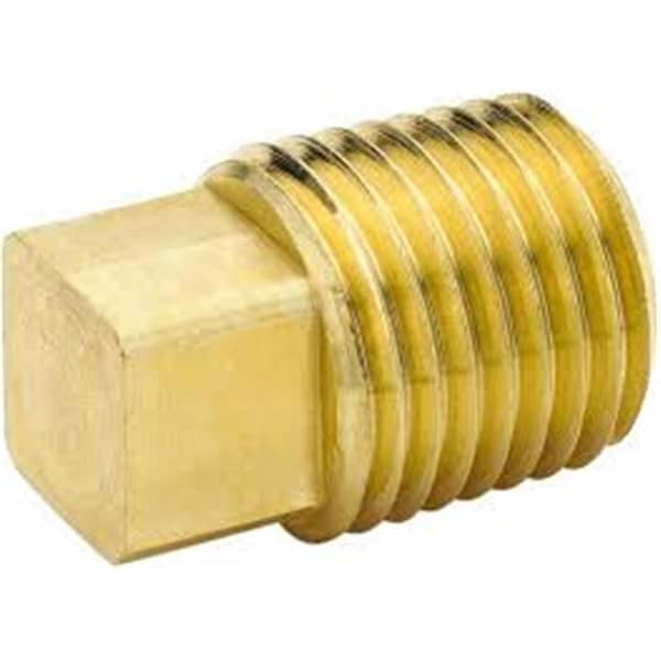 Iw 0.5 in. Mpt Brass Square Head Plug 1018 - main
