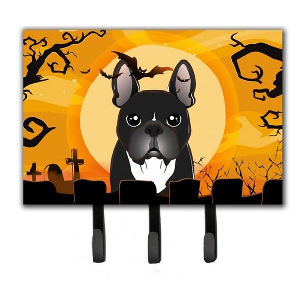 Carolines Treasures Halloween French Bulldog Leash and Key Holder BB1785TH68 - main