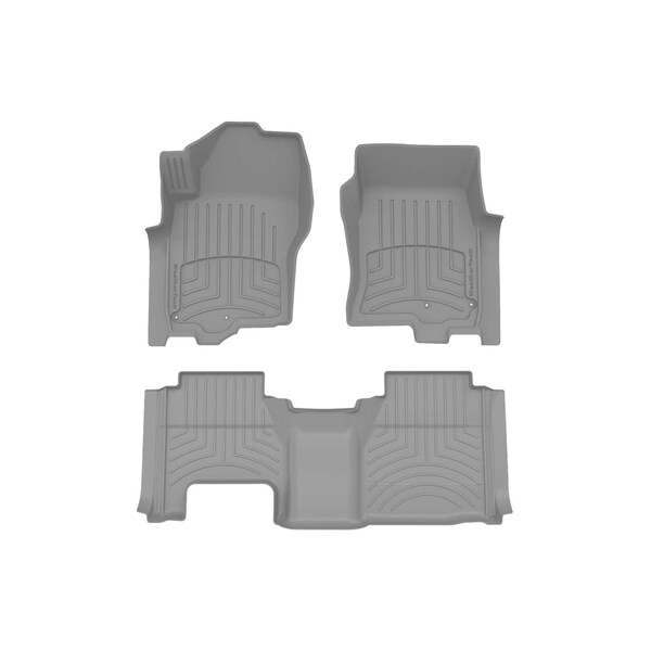 Weathertech Grey, Front and Rear FloorLiner HP 461705-1-4IM - main