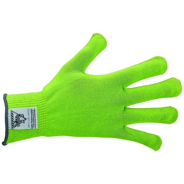 Workhorse Color-Coded Cut-Resistant Hand Protection Gloves, FDA-Compliant, A8, 13 Gauge WH A513-YEL-2XL - main