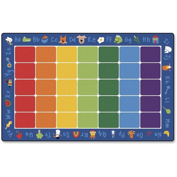 Carpets For Kids Fun with Phonics Seating 8.33 ft. x 13.33 ft. Rectangle Rug 9614 - main