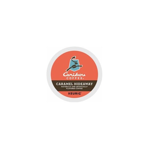 Caribou Coffee K-Cup Caramel Hideaway, Medium, K-Cup, 24PK 5000330787 - main