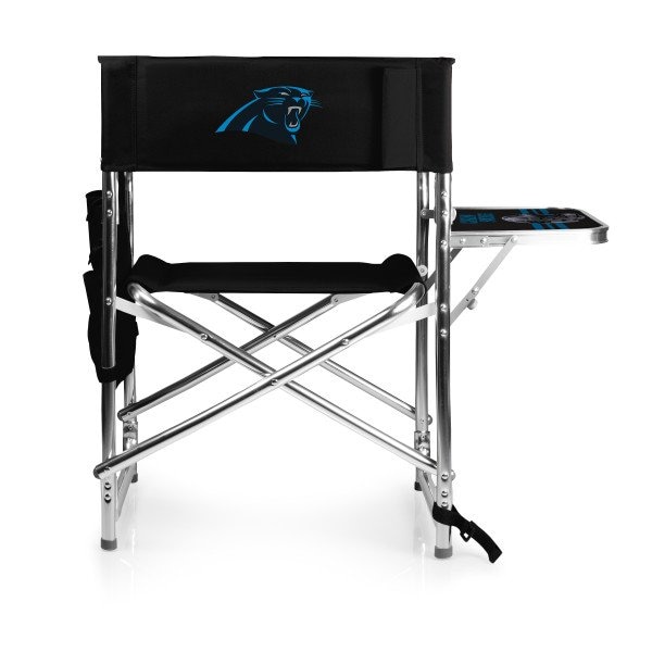 Picnic Time Family Of Brands NFL Carolina Panthers - Sports Chair 809-00-179-054-2 - main