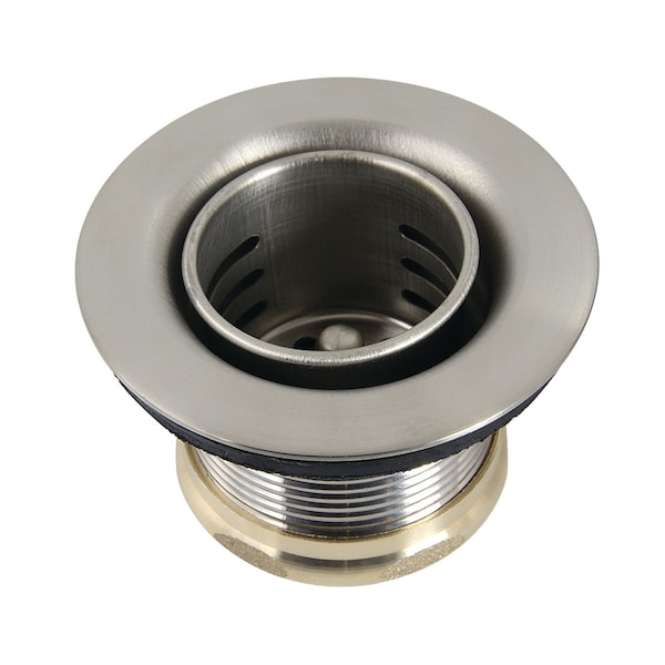 Kingston Brass Stainless Steel Bar Sink Basket Strainer, Brushed Nickel K451BBN - main