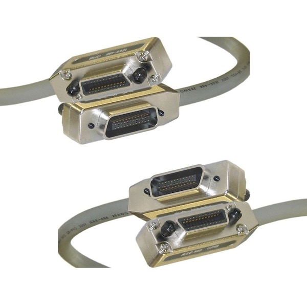 Cable Wholesale GPIB/HPIB Daisy Chain Cable, IEEE-488, CN24 Male and Female on Each End, 5 meter (16.5 foot) 11E1-01705 - main