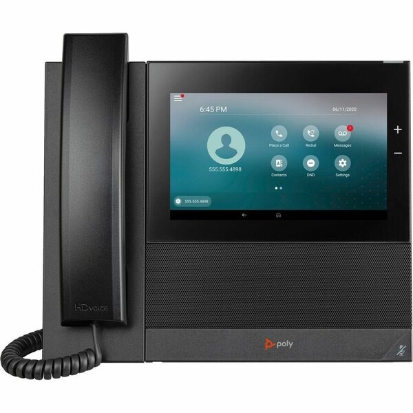 Hp Poly CCX 600 Business Media Phone with Open SIP and PoE-enabled 82Z85AA - main