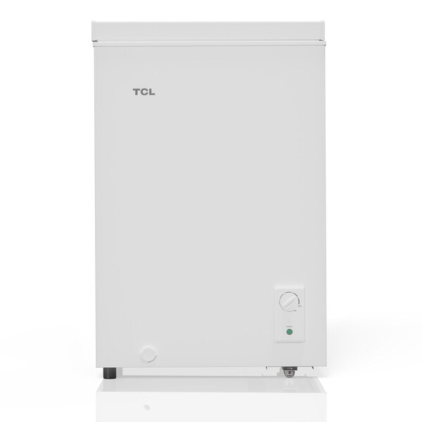 Tcl 3.4 Cu. Ft. Compact Slim Chest Freezer Energy Efficient, Low Temperature, White TRC04M3AW - main