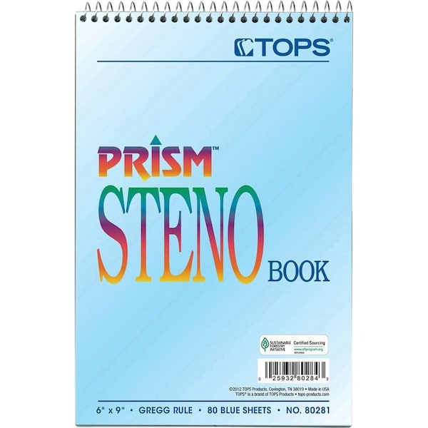Tops 6 x 9" Prism(TM) Steno Notebook, Pk4 TOP80284 - main