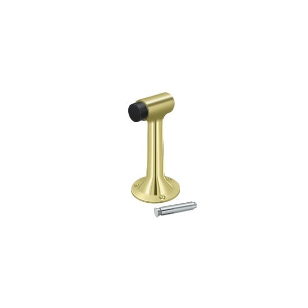 Deltana Door Stops Unlacquered Brass DSF600U3-UNL - main