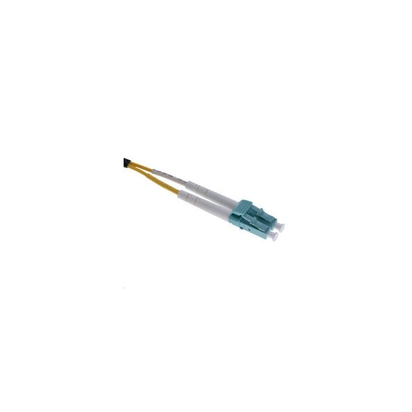 Cable Wholesale LC/UPC Epoxy Connector, Duplex, 2.0mm, Multimode OM3, Aqua, 100 pieces 34LC-31220 - main