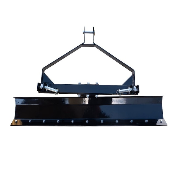 Mytee Products 52in Wide 3-Point Rear Grading Blade for Tractor Cat 0 & Cat 1 - Black Powder Coated MP-3P-RGB - main