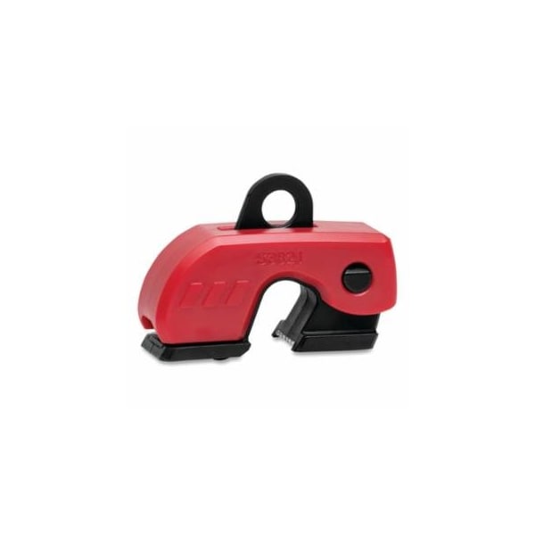 Master Lock Grip Tight, Plus Circuit Breaker Lockout, 0.75 in W x 2.06 in L x 1.43 in H, Red/Black, 6PK 470-S3821 - main