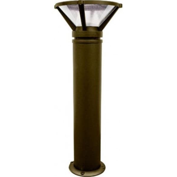 Feeltheglow 50W Powder Coated Cast Aluminum Bollard with Metal Halide Lamp, Bronze - 40.25 x 15.50 x 15.50 in. FE2941504 - main