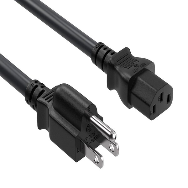 Sanoxy 15ft 14 AWG Universal Power Cord IEC320 C13 to NEMA 5-15P SNX-CBL-LDR-PW116-1215 - main