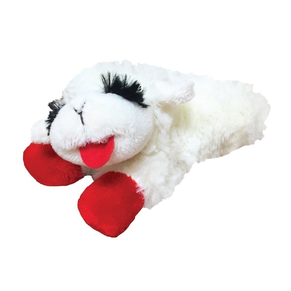 Multipet 6'' Plush Lamb Chop Dog Toy MP48371 - main