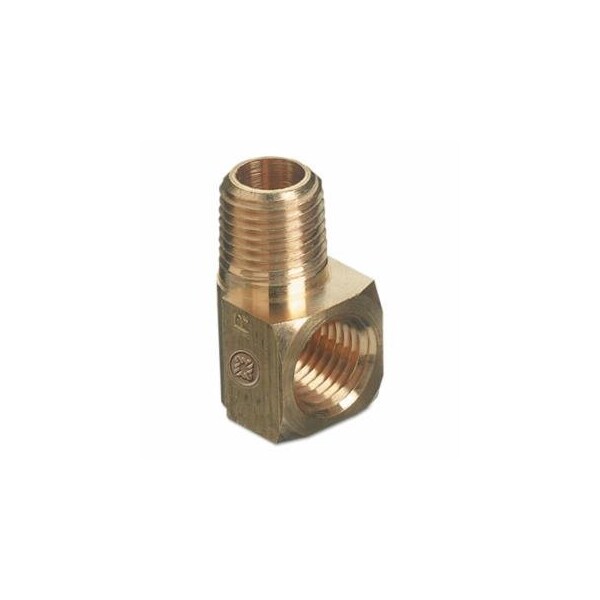 Western Enterprises Pipe Thread Elbows, Connector, 1,000 PSIG, Brass, 1/8 in (NPT), 10PK 312-BL-2-2LP - main