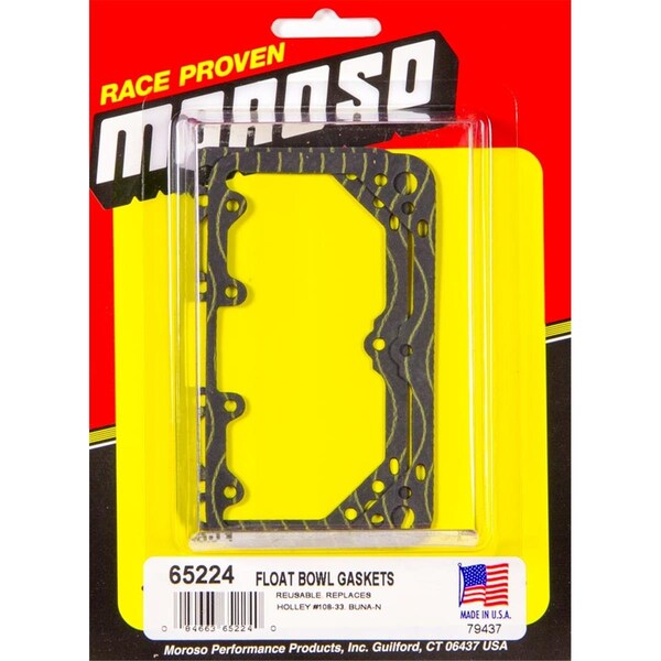 Superjock 65224 Neoprene Holley Float Bowl Gaskets SU3613813 - main