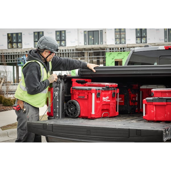 Milwaukee Tool PACKOUT Rolling Tool Box, 22 in L x 19 in W x 29 in