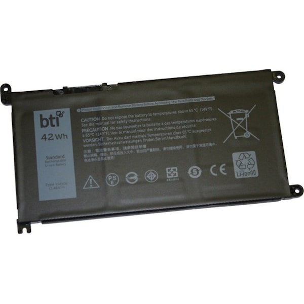 Battery Technology REPLACEMENT NOTEBOOK BATTERY FOR DELL INSPIRON 14 5482 5485 L2478-855 L02031-241 YRDD6-BTI - main