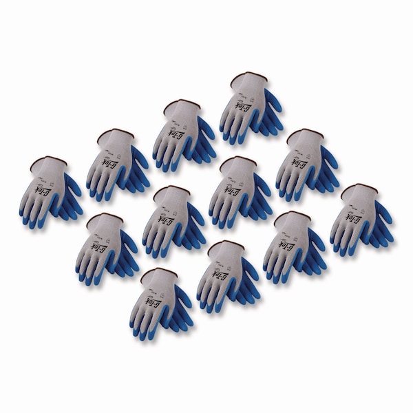 G-Tek Latex, Crinkle, Palm & Fingers, 3 Abrasion Level, Gray, XL 12 PK 39-1310/XL - main