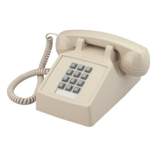 Cortelco 250045VBA20M Standard Phone - Brown - 1 x Phone Line - Hearing Aid Compatible 2500-V-BR - main