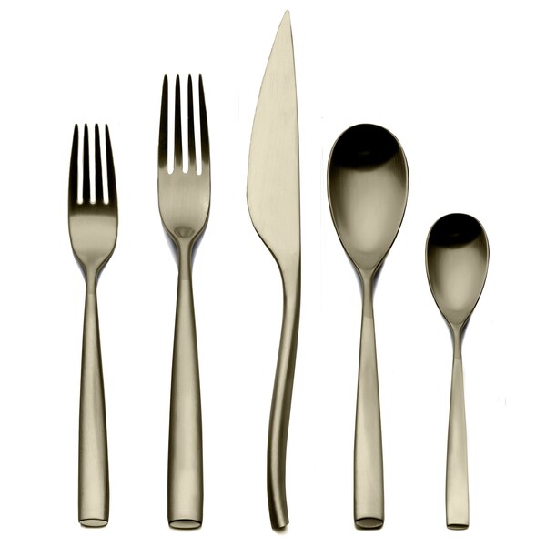 Mepra Arte Flatware Set - 5 Pieces - Ice Champagne 105022005IC - main