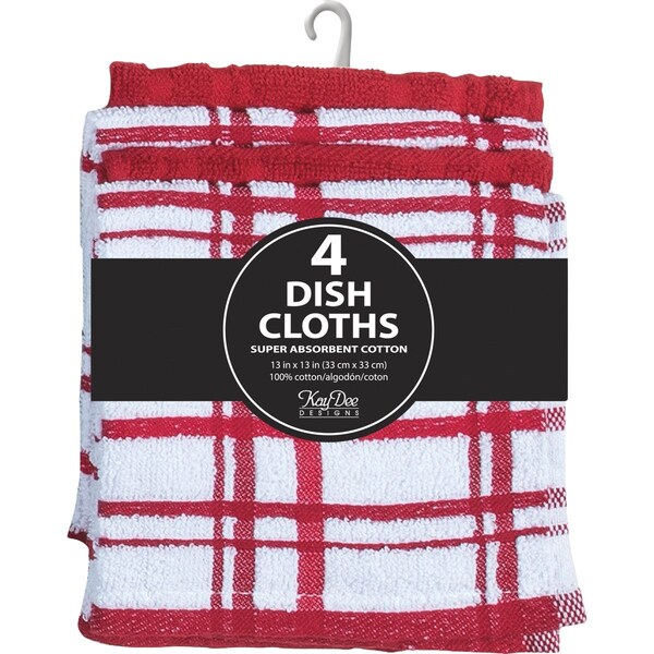 Kay Dee Designs Cinnabar Dish Cloth Set, 4-Piece R6459 - main