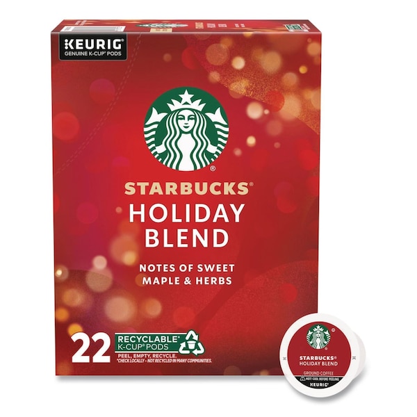 Starbucks Holiday Blend K-Cup, 22PK 12412029 - main