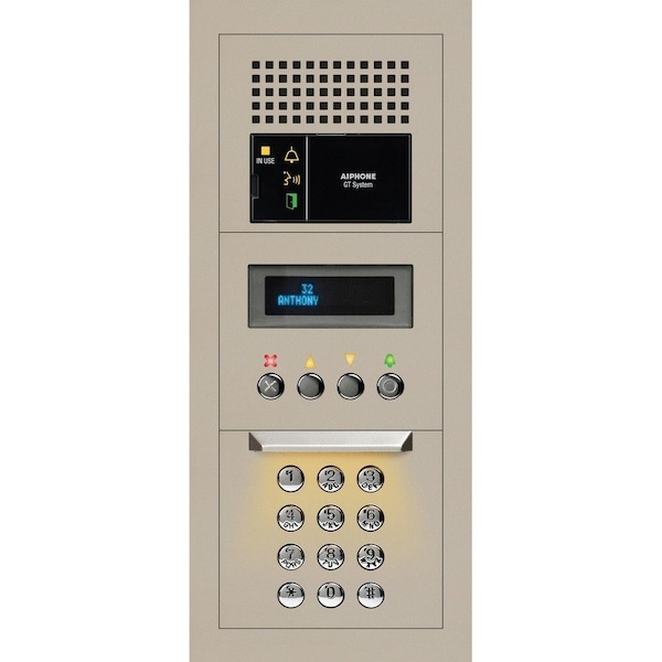 Aiphone Audio Entrance Station, 7-1/2" H x 5/8" D GTA-DESB - main