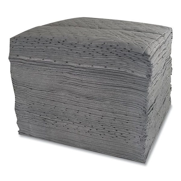 Hospeco TaskBrand All Sorb Industrial Sorbent Pad, 0.11 gal, 15x18 - Case of 200 AS-SRB-P - main