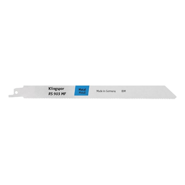 Klingspor Reciprocating Saw Blade, 9 in, 18 TPI, Bi-Metal, for Metal, Universal Shank, 5 Pack 670434 - main