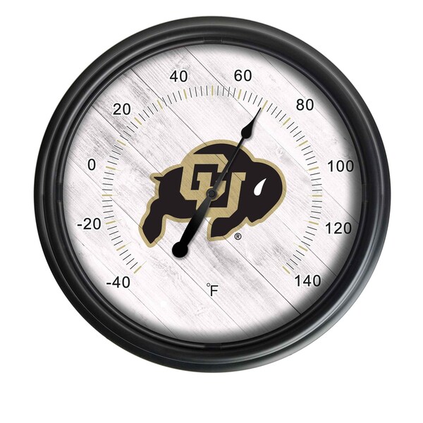 Holland Bar Stool Co University of Colorado Indoor/Outdoor LED Thermometer ODThrm14BK-08ColoUn - main