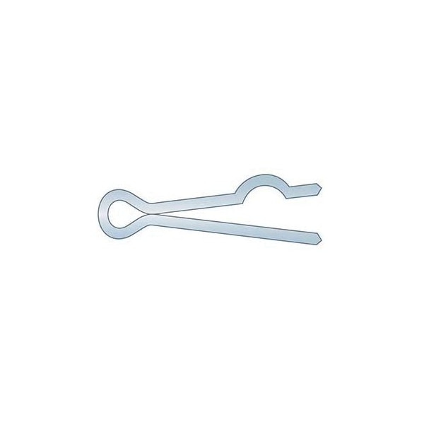 Huyett Humped Cotter Pin, Zinc Plated Carbon Steel, 0.141 in Dia x 1.250 in Effective Length CPHPZ-140-1250 - main