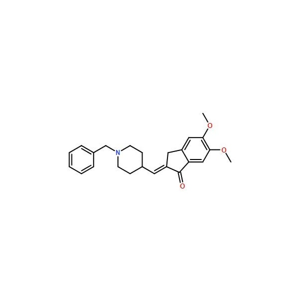 Ak Scientific 1-Benzyl-4-(5, 6-dimethoxy-1-oxoindan-2-ylindenemethyl)piperidine (1g), CAS 120014-07-5 Q334-1g - main