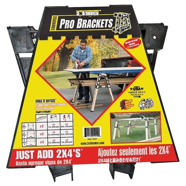 2 X 4 Basics Sawhorse Bracket Pro 90194 - main