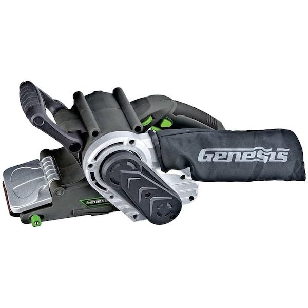 Richpower Industries. Genesis Belt Sander, 8 A, 3 x 21 in Belt, Adjustable Handle, Includes: Dust Bag and Sanding Belt GBS321A - main