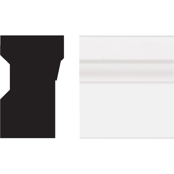 Royal 2''x17 ' PVC Brick Molding 5100351 - main