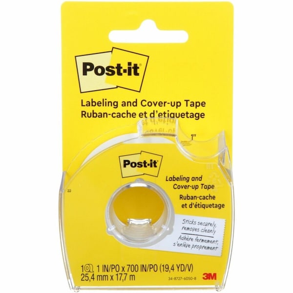 Post-It Tape, Coverup, Removable, 1" 658 - main