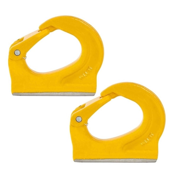 Mytee Products 3Ton Weld on Anchor Hook G80 Wrecker Tow Truck Rotator Rollback 6600lbs WLL, 2PK AH-W3x2 - main