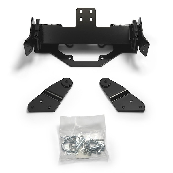Warn Snow Plow Front Mounting Kit with Bracket and Hardware Black 96970 - main