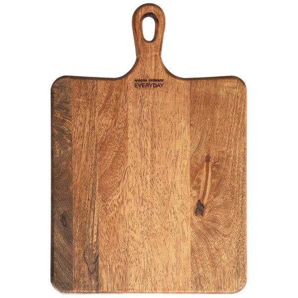 Everyday By Martha Stewart Westhaven 14 Inch x 9.5 Inch Square Acacia Wood Paddle Serving Board 143813.01 - main