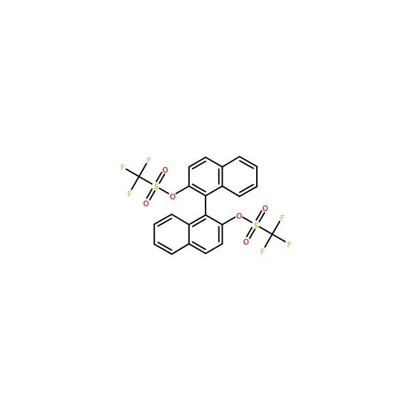 Ak Scientific (S)-(+)-1, 1'-Binaphthyl-2, 2'-diyl Bis(trifluoromethanesulfonate) (1g), CAS 128544-05-8 X3909-1g - main