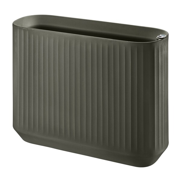 Crescent Garden TruDrop Modular Self-Watering Privacy Planter Box - Olive, 40"x14"x30"H A617582 - main