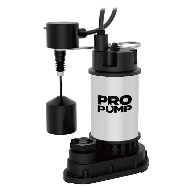 Propump Sump Pump, 1-Phase, 7.6 A, 115 V, 1/2 hp, 1-1/2 in Outlet, 30 ft Max Head, 5200 gph SPS05002VP - main