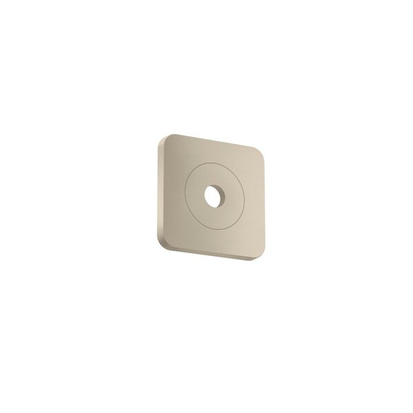Axor Citterio Wall Plate SoftSquare 5" x 5" in Brushed Nickel 28801821 - main