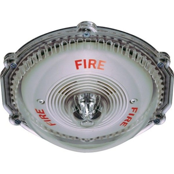Safety Technology International Universal Stopper Cover, Polycarbonate, Flush Mount, 7 3/8 in W x 7 3/8 in H x 2 7/8 in D, Clear STI-1215 - main