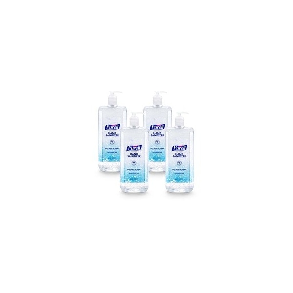 Purell Advanced Hand Sanitizer Gel - 1.59 quart - Pump Bottle Dispenser - Kill Germs - Hand, Classroom, 4PK 5015-04 - main